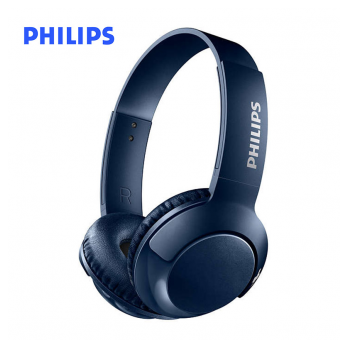 Bluetooth wireless on ear headphones with mic SHB3075BL/00, 21kHz,103 dB,  Bluetooth version: 4.1, range:10 m