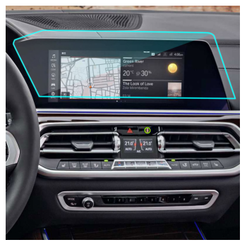 Zastitno staklo BMW 1 F40 za multimedijalni ekran.
