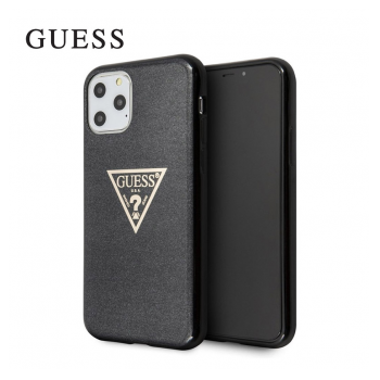 Maska Guess Faceplate za iPhone 11 Pro Max 6.5 in crna.
