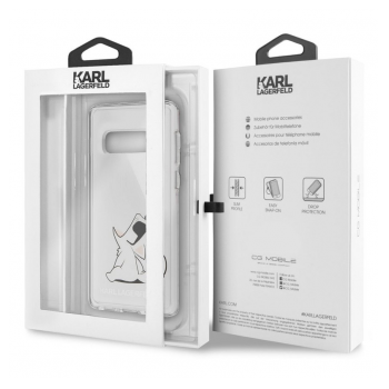 Maska Karl Lagerfeld Cat za Samsung S10e/ G970 transparent.