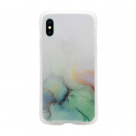 Maska Water Spark za iPhone X/ XS transparent tirkiz