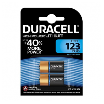 Duracell CR123 3V 1/2 litijumska baterija pakovanje 2kom