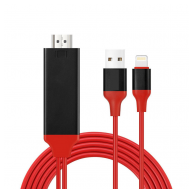 Kabel Lightning na HDMI adapter + USB 2m