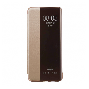 Maska na preklop Smart view cover za Huawei P40 Pro zlatna