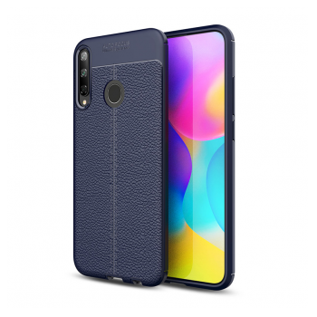 Maska Elegant man exclusive za Huawei P40 Lite E/ Y7p tamno plava