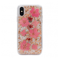 Maska Platina Flower za iPhone X/ XS pink