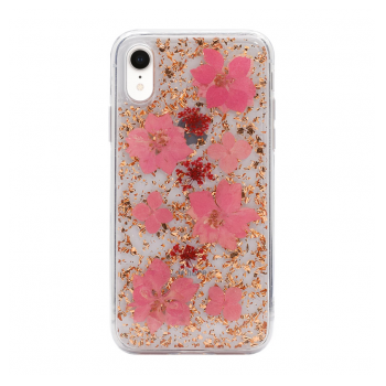 Maska Platina Flower za iPhone XR pink