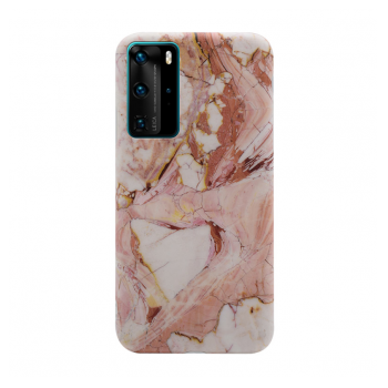 Maska Marble za Huawei P40 pink.