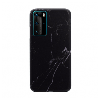 Maska Marble za Huawei P40 crna.