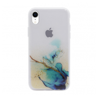 Maska Water Spark za iPhone XR transparent plava