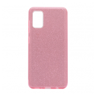Maska Crystal Dust za Samsung A41/ A415F pink