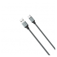 Kabel LDNIO LS441 Type-C USB sivi 1m