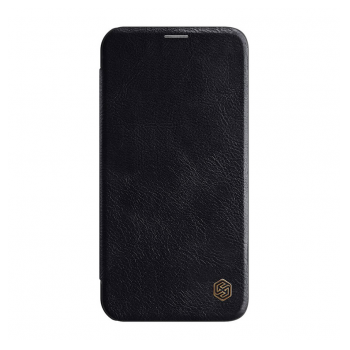 Maska na preklop Nillkin Qin za iPhone 12/ 12 Pro 6.1 in crna,