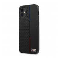Maska BMW Faceplate Triangle za iPhone 12 mini crna.