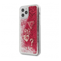 Maska Guess Faceplate Liquid Glitter za iPhone 12/12 Pro 6.1 in pink.