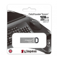 USB Kingston 128GB USB Flash Drive, USB 3.2 Gen.1, DataTraveler Kyson, Read up to 200MB/s, Write up to 60MB/s
