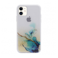 Maska Water Spark za iPhone 12 mini transparent plava