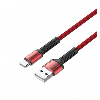 Kabel LDNIO LS63-5A Type-C USB crveni 1m