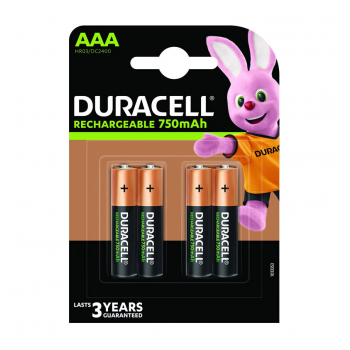 Duracell AAA 1/ 4 1,2V 750mAh Ni-MH Stay Charged punjiva baterija HR03/DC2400