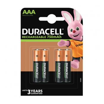 Duracell AAA 1/4 1.2V 750mAh Ni-MH punjiva baterija pakovanje 4kom