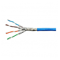 SCHRACK Cat.7 S/FTP - 1000 Mhz, 4x2xAWG-23, LS0H, plavi