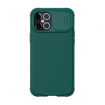 Maska Nillkin CamShield Pro za iPhone 12/12 Pro (6.1) tamno zeleni,