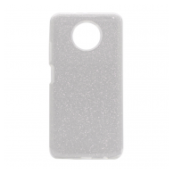 Maska Crystal Dust za Xiaomi Redmi Note 9T srebrna