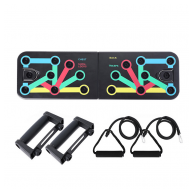 Tabla za sklekove push up LHB-003B set sa elasticnim trakama