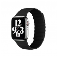 Silikonska narukvica za Apple Watch sa magnetom crna 42/ 44/ 45/ 49 mm