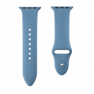 Apple Watch Silicone Strap light blue/ gray M/ L 42/ 44/ 45mm