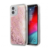 Maska Guess Faceplate Liquid Glint za iPhone 12 mini 5.4 in pink.
