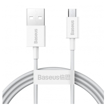 Kabel Baseus Superior Series Fast Charging na Micro USB 2A 1m beli