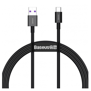 Kabel Baseus Superior Series Fast Charging na Type-C USB 66W crni 1m