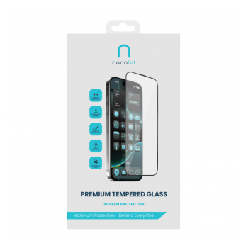 Zastitno staklo Nanobit 2.5D za iPhone 13 mini crno