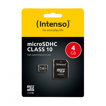Micro SD kartica INTENSO 4GB Class 10(SDHC&SDXC) sa adapterom