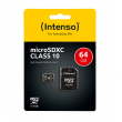 Micro SD Kartica INTENSO 64GB Class 10(SDHC&SDXC) sa adapterom