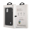 Maska BMW Hc Leather Deboss za iPhone 13 Pro Max crna.