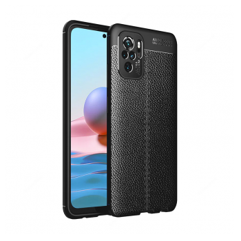 Maska Elegant man exclusive za Xiaomi Redmi Note 10 4G crna