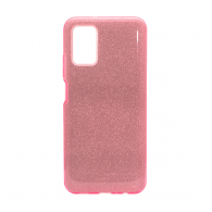 Maska Crystal Dust za Samsung A03s/ A037G pink