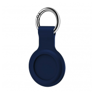 Silikonska futrola za Airtag/privezak za kljuceve tamno plava