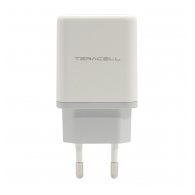 Kucni punjac Teracell Evolution DLSTC07 PD 20W iPhone Lightning kabel beli