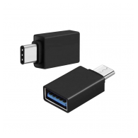 Adapter Type-C muski na USB 3.0 crni