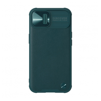 Maska Nillkin CamShield Leather za iPhone 13 6.1 in zelena