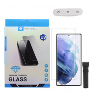 Zastitno staklo UV Glue Full Cover + lampa za Samsung S22 Ultra/ S908B