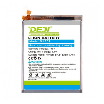 Baterija DEJI za Samsung A51/ A515 EB-BA515ABY (4000 mAh)
