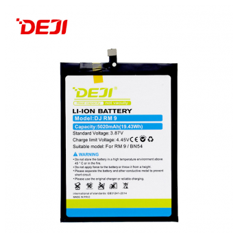 Baterija DEJI za Xiaomi Redmi Note 9/Redmi 9/Redmi 10X 4G/BN54 (5020 mAh)