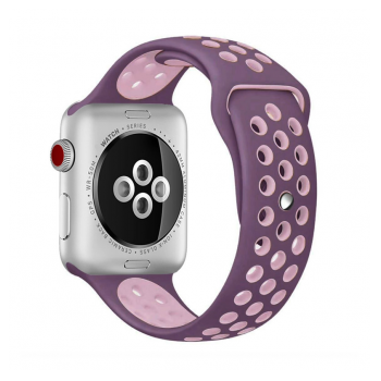 Narukvica za Apple Watch Sport Silicone Strap purple pink S/ M 38/ 40/ 41 mm