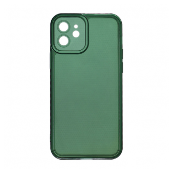 Maska Clear color za iPhone 12 zelena