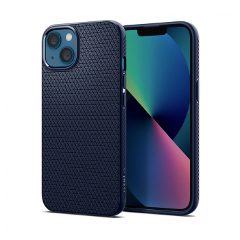 Maska Spigen Liquid Air za iPhone 13 6.1 in tamno plava