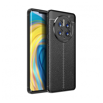 Maska Elegant man exclusive za Huawei Mate 50 crna